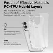 Husa pentru  Samsung Galaxy S25 Edge Ringke Fusion - Transparent mat