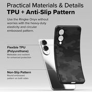 Husa pentru  Samsung Galaxy S25 Edge Ringke Onyx - Negru darth vader
