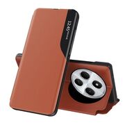 Husa pentru  Xiaomi Redmi 14C tip carte, Smart View, Portocaliu