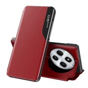 Husa pentru  Xiaomi Redmi 14C tip carte, Smart View, Rosu