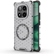 Husa pentru  Xiaomi Redmi Note 14 Pro 5G Cyber Shield Bumper, Compatibila MagSafe, Antishock reinforced corners si margini intarite - Clear