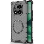 Husa pentru  Xiaomi Redmi Note 14 Pro 5G Cyber Shield Bumper, Compatibila MagSafe, Antishock reinforced corners si margini intarite - Negru