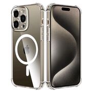 Husa pentru  iPhone 15 Pro Max compatibila MagSafe Anti-Shock 1.5mm reinforced 4 corners - clear