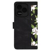 Husa tip carte pentru  Honor 400 Lite, functie stand si port carduri, Negru