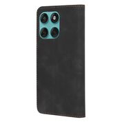Husa tip carte pentru  Motorola Edge 60 Fusion Retro Business cu inchidere magnetica, Negru