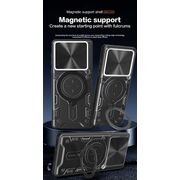 Husa pentru  Motorola Edge 60 Fusion cu protecție pentru cameră și suport magnetic integrat Ring Shockproof, Roz