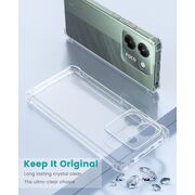 Husa pentru  Poco M7 Pro Slim Anti-Shock 1.5mm reinforced 4 corners, Transparent