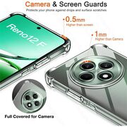 Husa pentru  Oppo Reno 12F, 12FS compatibila MagSafe Anti-Shock 1.5mm reinforced 4 corners - clear