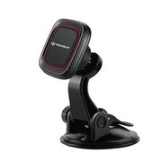 Suport Auto Magnetic pentru Bord cu Placute Metalice - Techsuit MagGrip (S6) - Negru / Rosy