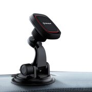 Suport Auto Magnetic pentru Bord cu Placute Metalice - Techsuit MagGrip (S6) - Negru / Rosy