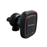 Suport Auto Magnetic pentru Grila de Ventilatie cu Placute Metalice - Techsuit MagGrip (S5) - Negru / Rosu