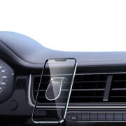 Suport Auto Magnetic pentru Telefon cu Prindere in Grila de Ventilatie - Techsuit AirGrip (S7) - Negru