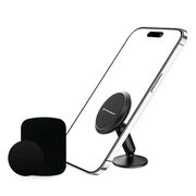 Suport Magnetic N52 pentru Birou si Masina, Universal, Adeziv 3M - Techsuit TinyGrip (S10) - Negru