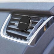 Suport auto Magnetic N52 pentru Grila de Ventilatie, Universal - Techsuit TinyGrip (S9) - Negru