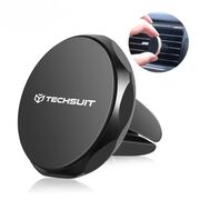 Suport auto Magnetic N52 pentru Grila de Ventilatie, Universal - Techsuit TinyGrip (S9) - Negru