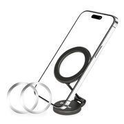Suport de Telefon pentru Bord, Compatibil MagSafe + Adaptor iRing - Techsuit TitanMagX (S13) - Gray