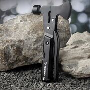 Unealta multifunctionala Multitool 17 în 1 Cu Topor, Ciocan, Clește, Cuțit + Husă inclusa – Supraviețuire, Camping, Reparații – Negru
