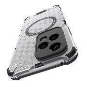 Husa pentru  Honor 200 Lite Cyber Shield Bumper, Compatibila MagSafe, Antishock reinforced corners si margini intarite - Negru