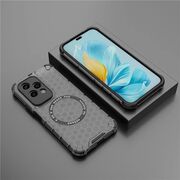 Husa pentru  Honor 200 Lite Cyber Shield Bumper, Compatibila MagSafe, Antishock reinforced corners si margini intarite - Negru