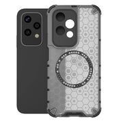 Husa pentru  Honor 200 Lite Cyber Shield Bumper, Compatibila MagSafe, Antishock reinforced corners si margini intarite - Negru
