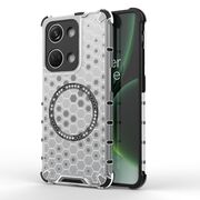 Husa pentru  OnePlus Nord 3 Cyber Shield Bumper, Compatibila MagSafe, Antishock reinforced corners si margini intarite - Clear