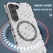 Husa pentru  OnePlus Nord 3 Cyber Shield Bumper, Compatibila MagSafe, Antishock reinforced corners si margini intarite - Clear