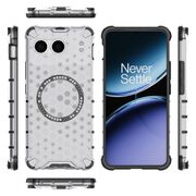 Husa pentru  OnePlus Nord 4 Cyber Shield Bumper, Compatibila MagSafe, Antishock reinforced corners si margini intarite - Clear
