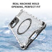 Husa pentru  Oppo Reno 13F, 13FS 4G, 5G Cyber Shield Bumper, Compatibila MagSafe, Antishock reinforced corners si margini intarite - Clear