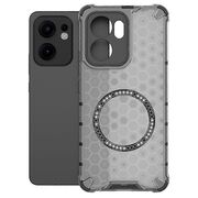Husa pentru  Oppo Reno 13F, 13FS 4G, 5G Cyber Shield Bumper, Compatibila MagSafe, Antishock reinforced corners si margini intarite - Negru