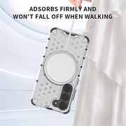 Husa pentru  Samsung Galaxy A16 Cyber Shield Bumper, Compatibila MagSafe, Antishock reinforced corners si margini intarite - Clear