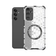 Husa pentru  Samsung Galaxy A16 Cyber Shield Bumper, Compatibila MagSafe, Antishock reinforced corners si margini intarite - Clear