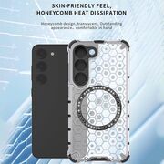 Husa pentru  Samsung Galaxy A22 5G Cyber Shield Bumper, Compatibila MagSafe, Antishock reinforced corners si margini intarite - Clear