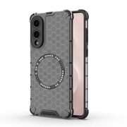 Husa pentru  Samsung Galaxy S25 Edge Cyber Shield Bumper, Compatibila MagSafe, Antishock reinforced corners si margini intarite - Negru