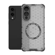 Husa pentru  Samsung Galaxy S25 Edge Cyber Shield Bumper, Compatibila MagSafe, Antishock reinforced corners si margini intarite - Negru