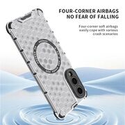 Husa pentru  Samsung Galaxy S25 Edge Cyber Shield Bumper, Compatibila MagSafe, Antishock reinforced corners si margini intarite - Negru