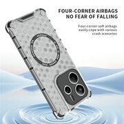 Husa pentru  Xiaomi Redmi Note 14 5G Cyber Shield Bumper, Compatibila MagSafe, Antishock reinforced corners si margini intarite - Clear