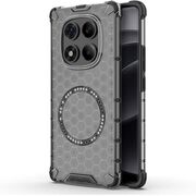 Husa pentru  Xiaomi Redmi Note 14 Pro 4G Cyber Shield Bumper, Compatibila MagSafe, Antishock reinforced corners si margini intarite - Negru