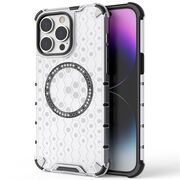 Husa pentru  iPhone 14 Pro  Cyber Shield Bumper, Compatibila MagSafe, Antishock reinforced corners si margini intarite - Negru