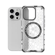 Husa pentru  iPhone 16 Pro Max Cyber Shield Bumper, Compatibila MagSafe, Antishock reinforced corners si margini intarite - Clear