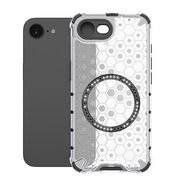 Husa pentru  iPhone 16e Cyber Shield Bumper, Compatibila MagSafe, Antishock reinforced corners si margini intarite - Clear