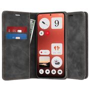 Husa piele Nothing CMF Phone 1 Techsuit Confy Cover, negru