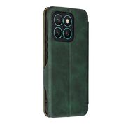 Husa tip carte pentru Honor X8c Smart Wallet fata - spate protectie 360 - Verde