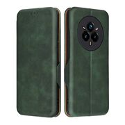 Husa tip carte pentru Realme 14 Pro+ Plus Smart Wallet fata - spate protectie 360 - Verde