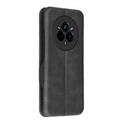 Husa tip carte pentru Realme 14 Pro 5G Smart Wallet fata - spate protectie 360 - Negru
