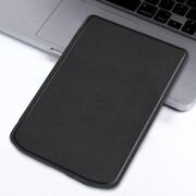 Husa pentru PocketBook Verse / Verse Pro / Verse Lite slim ultra-light, functie sleep/wake-up, inchidere magnetica - negru