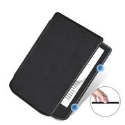 Husa pentru PocketBook Verse / Verse Pro / Verse Lite slim ultra-light, functie sleep/wake-up, inchidere magnetica - negru