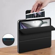 Husa pentru iPad Air 13 2025 / 2024 M3, M2 Smart Magnetic, Auto Sleep / Wake-up, Magnetică, Slim, detasabila, negru