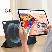 Husa pentru iPad Air 13 2025 / 2024 M3, M2 Smart Magnetic, Auto Sleep / Wake-up, Magnetică, Slim, detasabila, negru