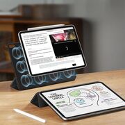 Husa pentru iPad Air 13 2025 / 2024 M3, M2 Smart Magnetic, Auto Sleep / Wake-up, Magnetică, Slim, detasabila, negru