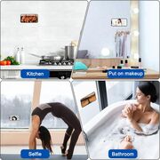 Suport adeziv cu ventuze pentru telefon Techsuit SL-PAD, roz